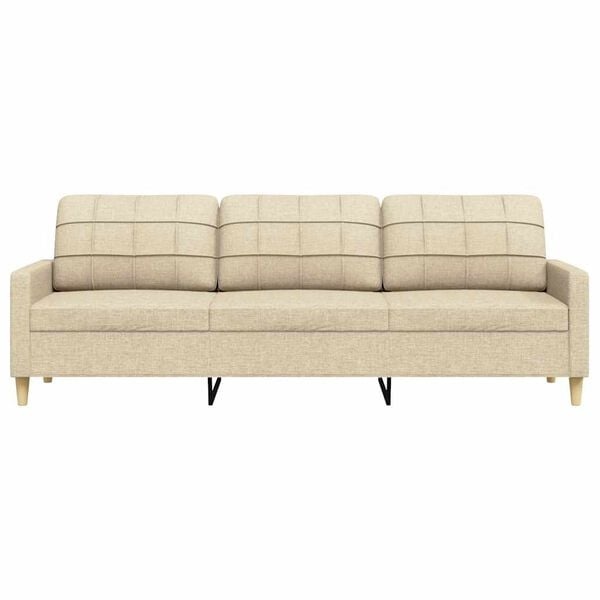 3-Sitzer Sofa 210 cm in Creme - 35% Rabatt - Ausgepackt & Guter Zustand