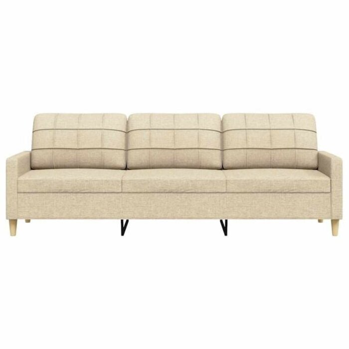 3-Sitzer Sofa 210 cm in Creme - 35% Rabatt - Ausgepackt & Guter Zustand