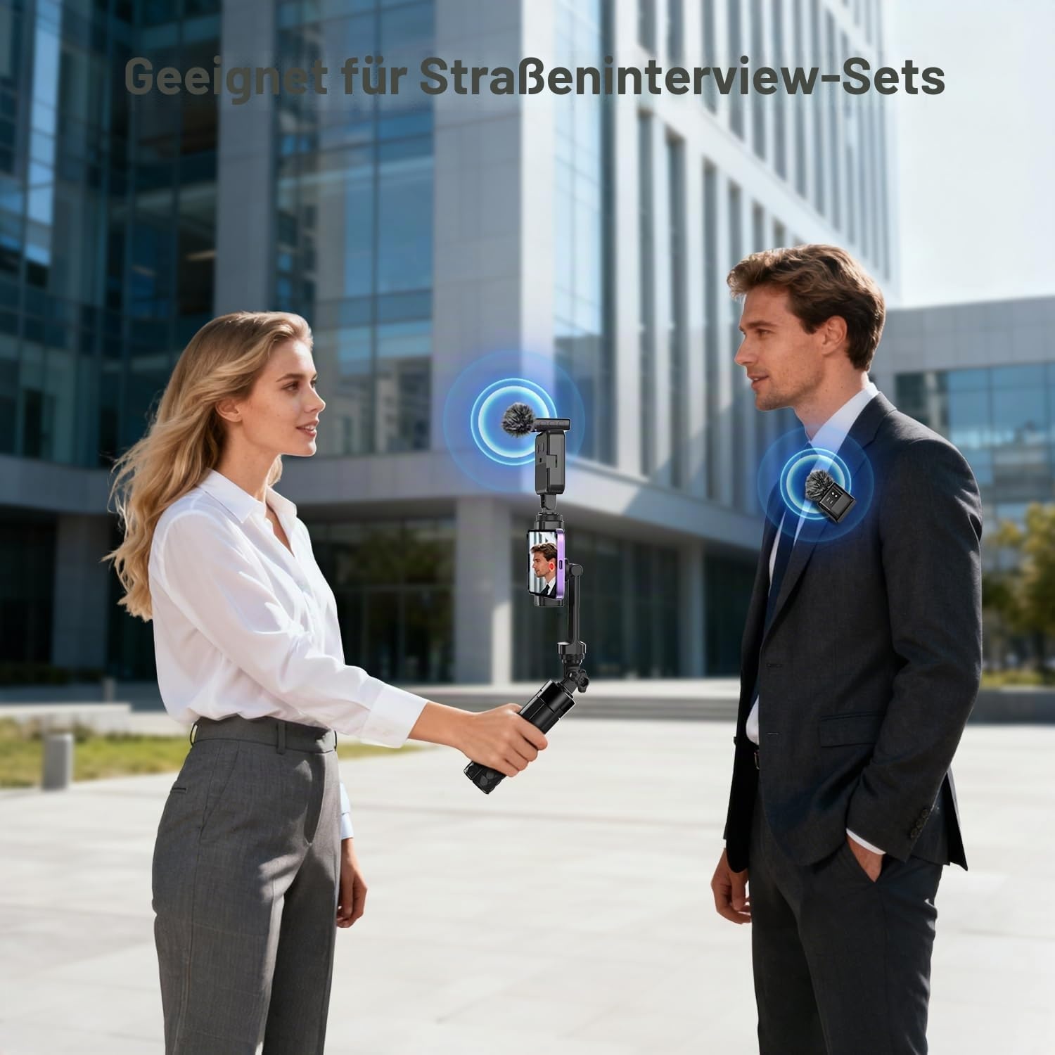 Vlogging-Kit für iPhone & Android mit 33% Rabatt - Ausgepackt & Top-Zustand