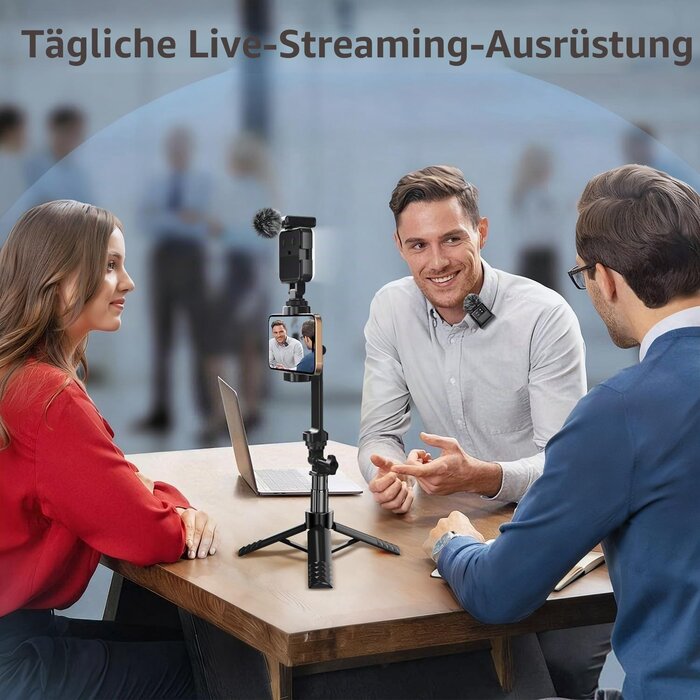 Vlogging-Kit für iPhone & Android mit 33% Rabatt - Ausgepackt & Top-Zustand