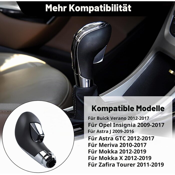Automatik Schaltknauf für Opel Astra J & Insignia A - 29% Rabatt