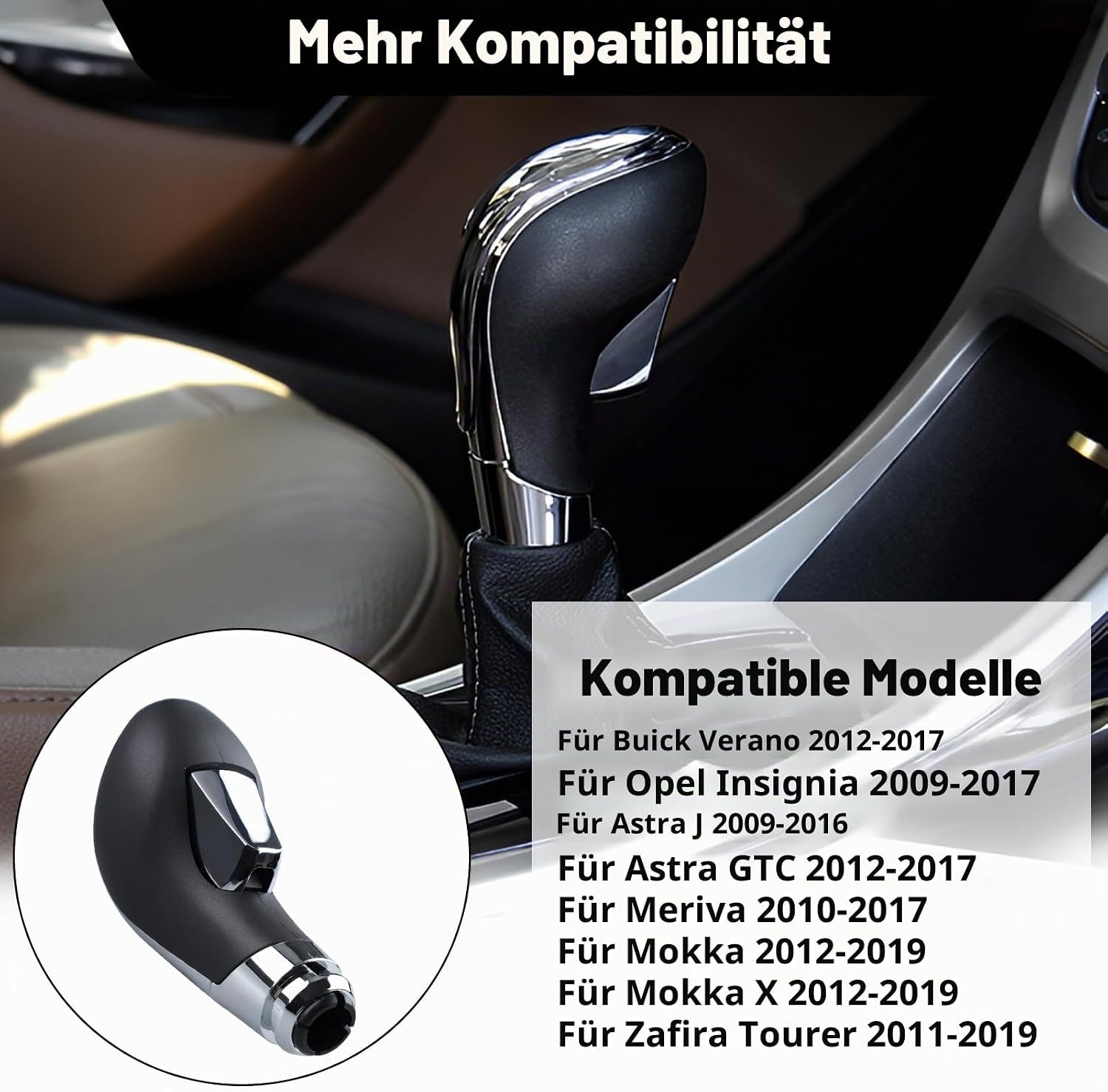 Automatik Schaltknauf für Opel Astra J & Insignia A - 29% Rabatt
