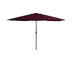 Vidaxl Gartenschirm 390 cm Bordeauxrot - 40% Rabatt