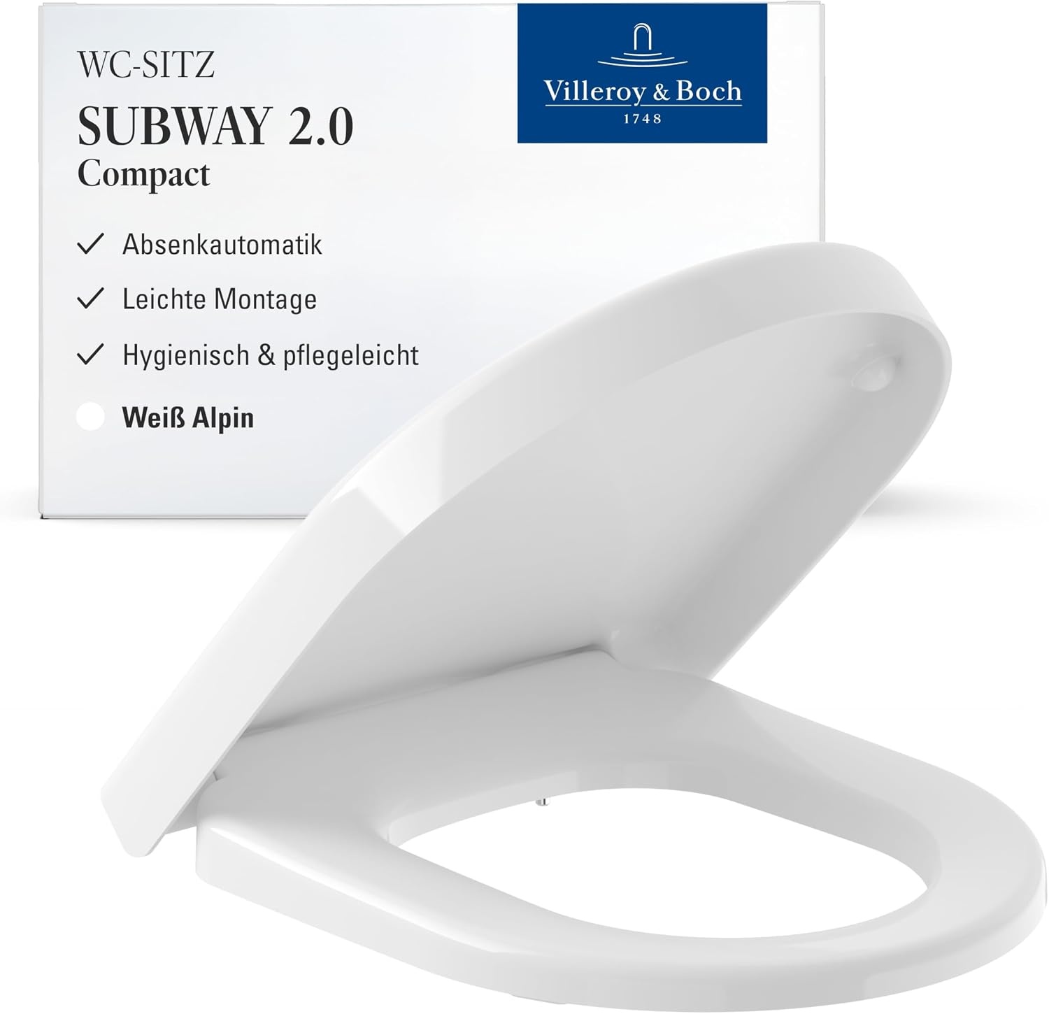 WC-Sitz D-Form für Subway 2.0 Compact - 35% Rabatt