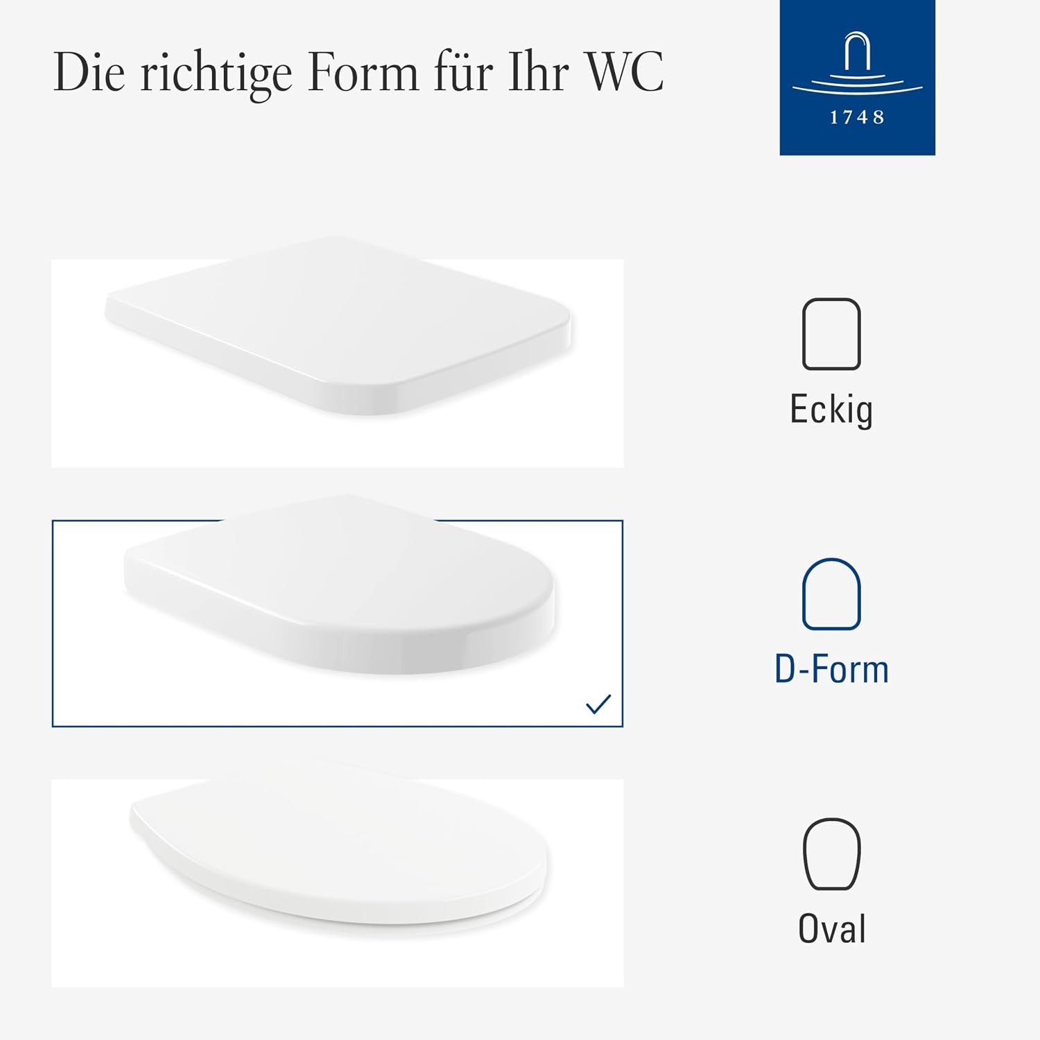 WC-Sitz D-Form für Subway 2.0 Compact - 35% Rabatt