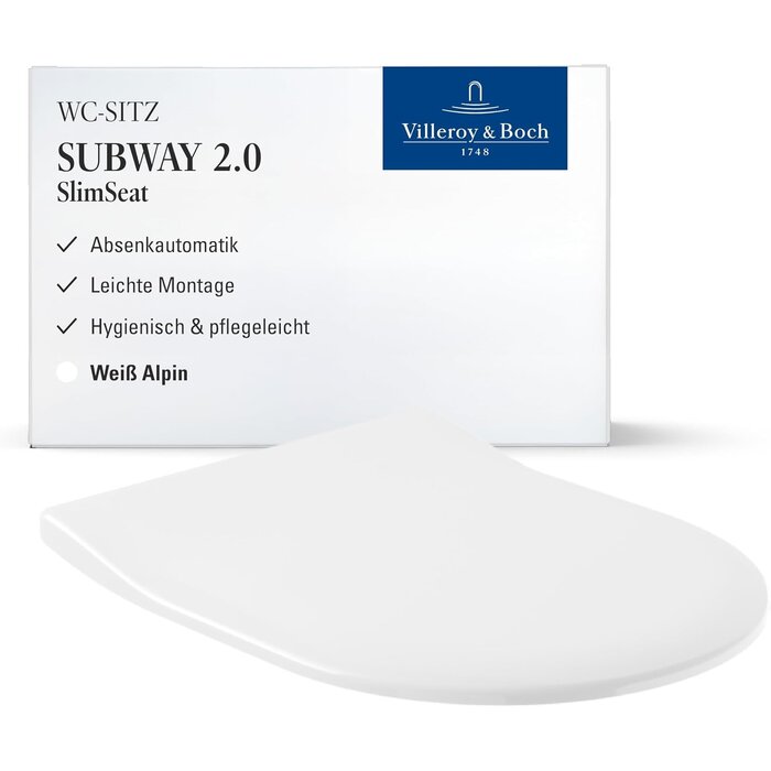 WC-Sitz D-Form für Subway 2.0 Compact - 35% Rabatt