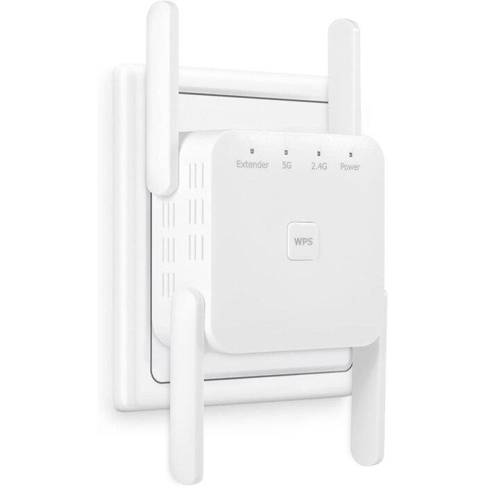 WLAN-Verstärker 1200 Mbit/s mit 4 Antennen - 30% Rabatt