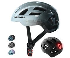 Leichter Kinder-Fahrradhelm, Größe M, Silbergrau - 41% Rabatt