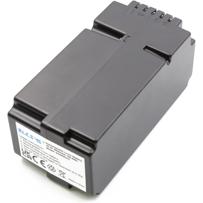 Ersatzakku 25,2V 3900mAh für Mähroboter, Zwart, Größe S, 34% Rabatt