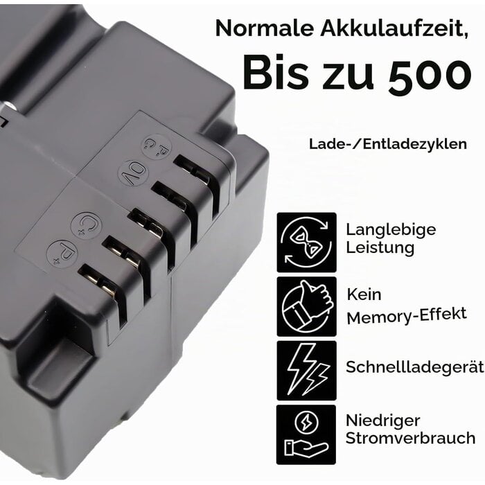 Ersatzakku 25,2V 3900mAh für Mähroboter, Zwart, Größe S, 34% Rabatt