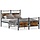 Bettgestell 120x200 cm Räuchereiche-Optik | 34% Rabatt | Outlet
