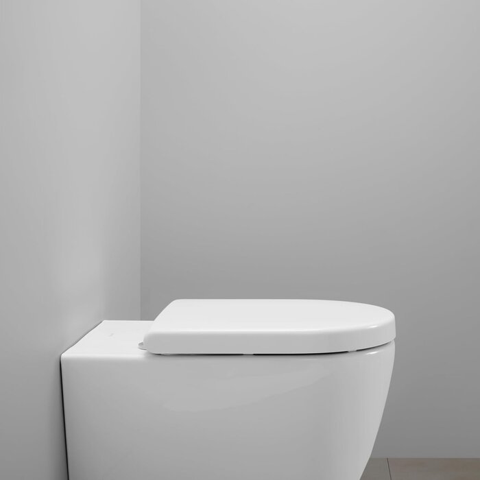 WC-Sitz D-Form mit Absenkautomatik & Quick-Release - 34% Rabatt