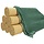 Heustapelplane 10,4 x 12,5 m, 140 g/m² Polypropylen, Grün - 35% Rabatt