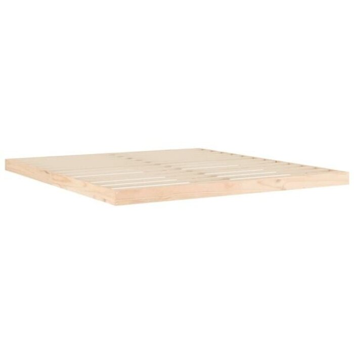 Massives Kiefernholz Bettgestell 180x200 cm - 35% Rabatt