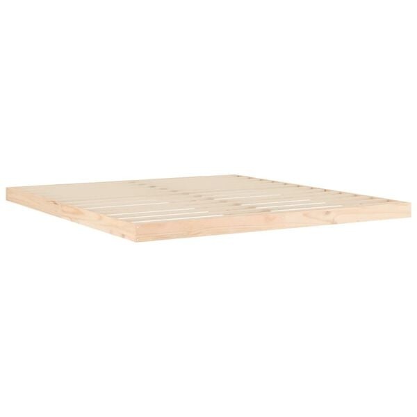 Massives Kiefernholz Bettgestell 180x200 cm - 35% Rabatt