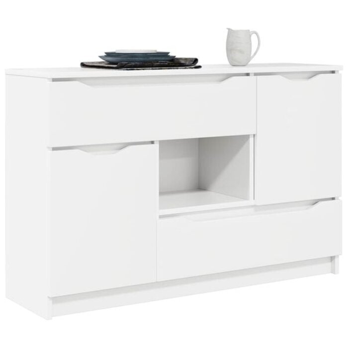 Weißes Sideboard 100 x 30 x 65,6 cm - 35% Rabatt