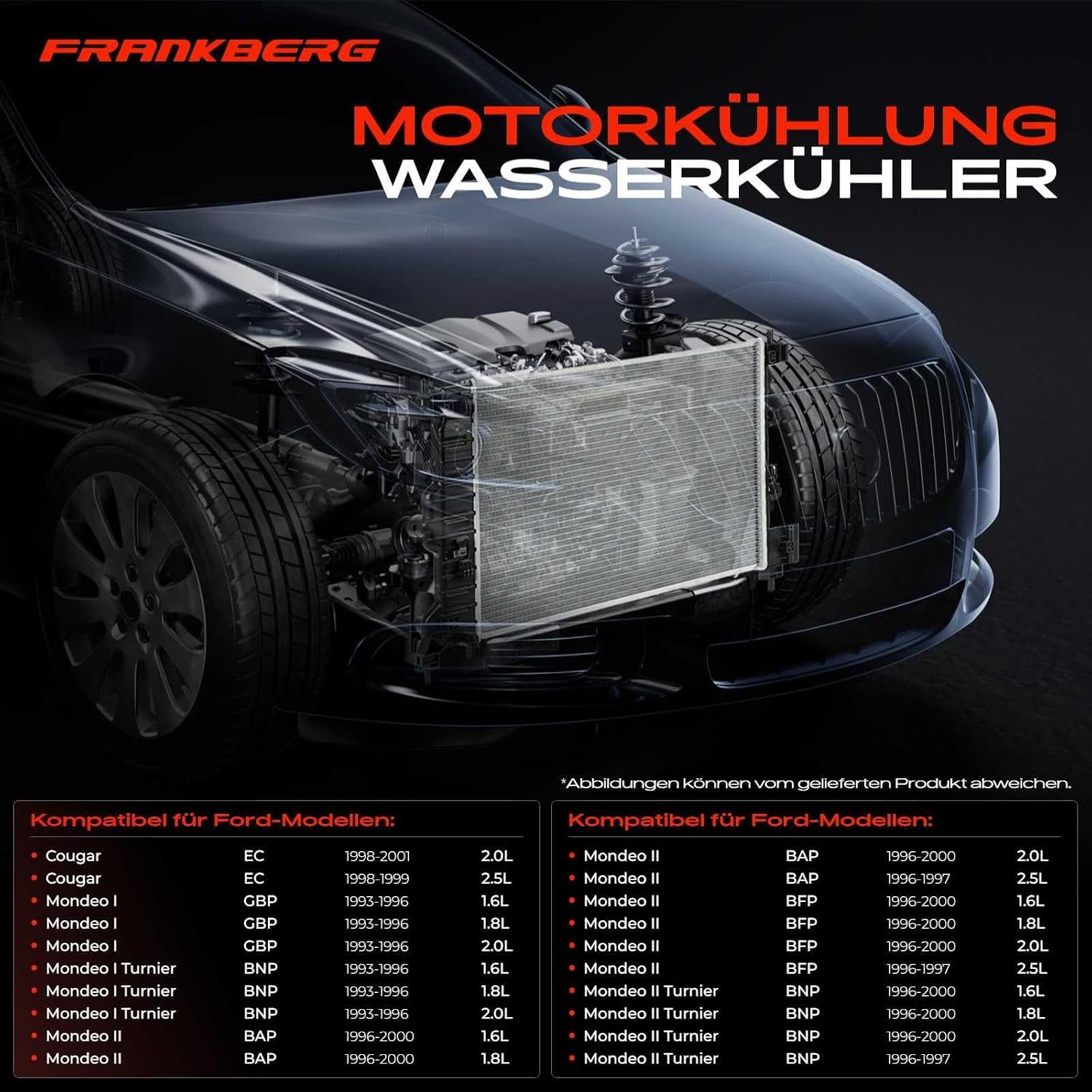 Motorkühler für Ford Mondeo II & Cougar - Automatik - 34% Rabatt