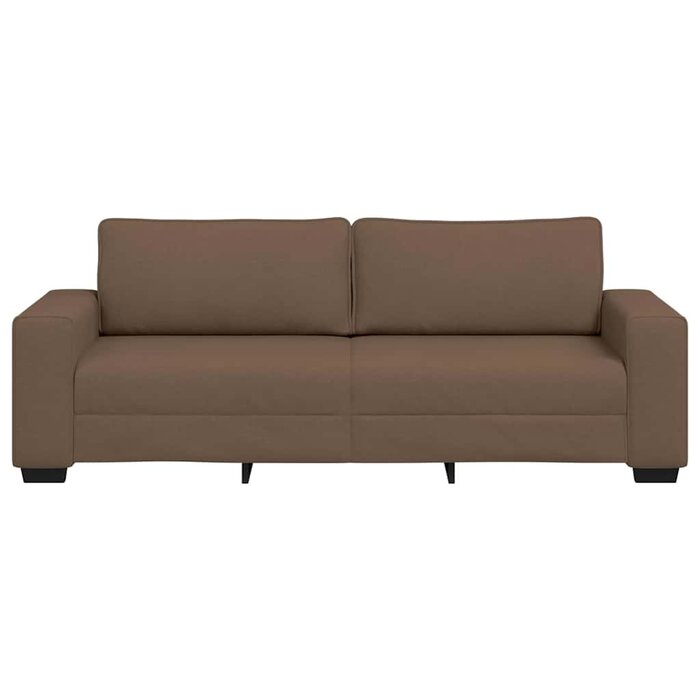 Gemütliches 3-Sitzer Sofa, 180 cm Sitzbreite, Braun - 35% Rabatt