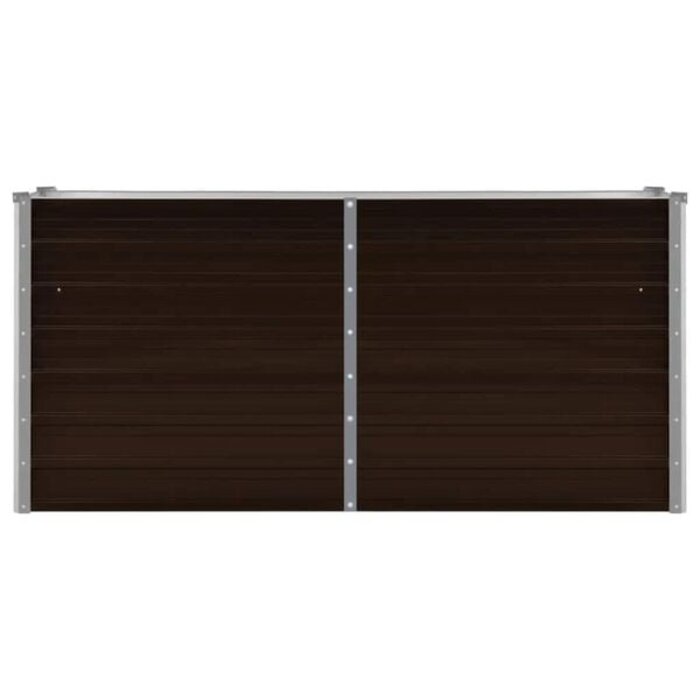 Hochbeet 160x40x77 cm Stahl Braun - 33% Rabatt auf Retourenware