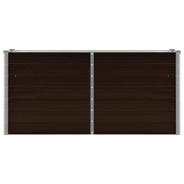 Hochbeet 160x40x77 cm Stahl Braun - 33% Rabatt auf Retourenware