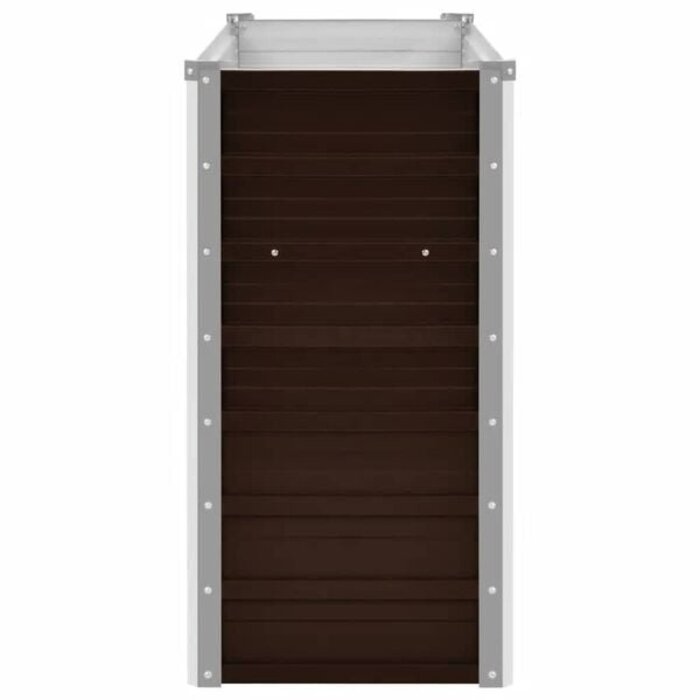 Hochbeet 160x40x77 cm Stahl Braun - 33% Rabatt auf Retourenware