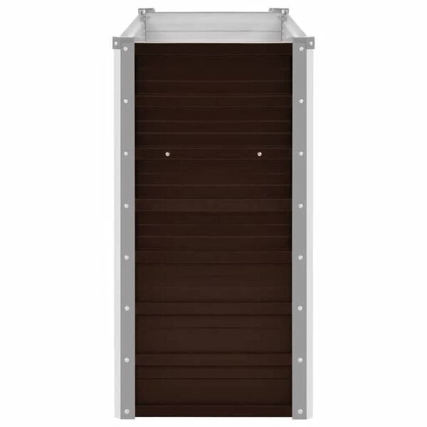 Hochbeet 160x40x77 cm Stahl Braun - 33% Rabatt auf Retourenware