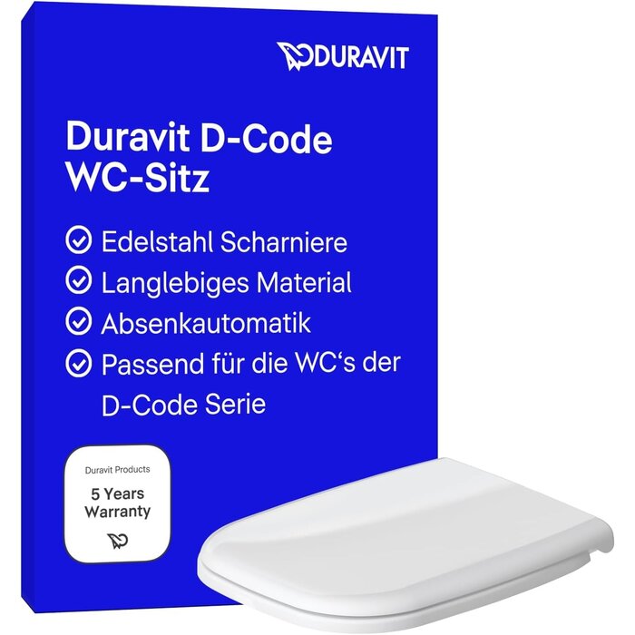 D-Code WC-Sitz Duroplast 43x36 cm weiß - 32% Rabatt