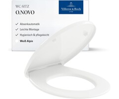 Villeroy & Boch WC-Sitz O.novo in Weiß Alpin - Oval - 34% Rabatt - B-Ware