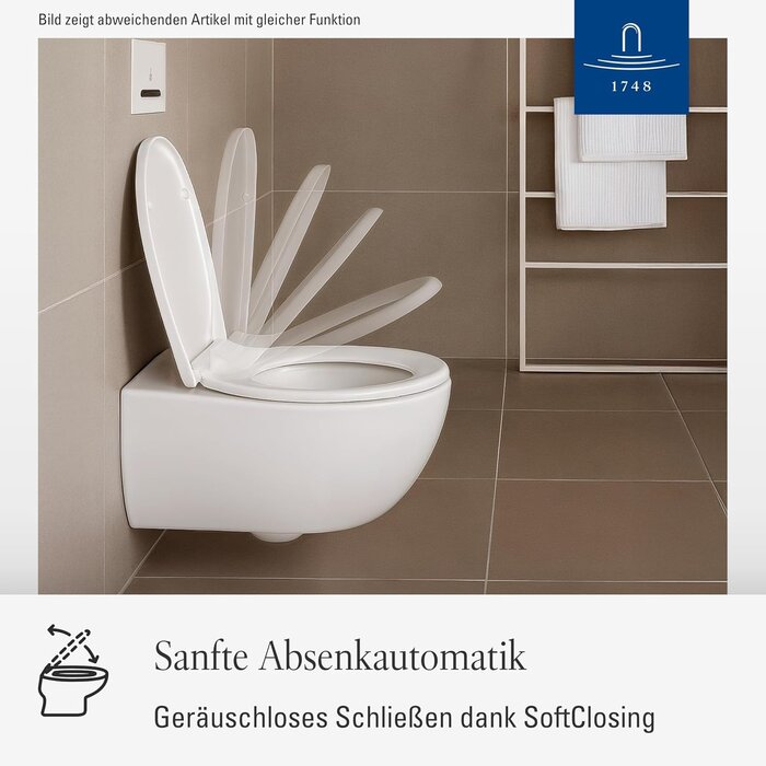 WC-Sitz O.novo in Weiß Alpin - Oval - 34% Rabatt - B-Ware