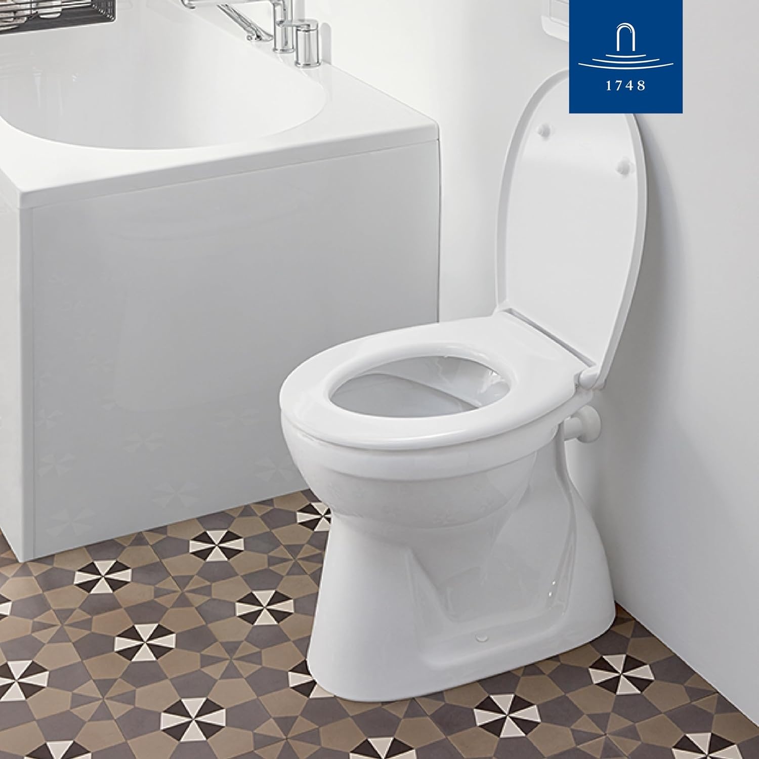 WC-Sitz O.novo in Weiß Alpin - Oval - 34% Rabatt - B-Ware