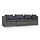 3-Sitzer Sofa aus Poly-Rattan in Grau - 35% Rabatt
