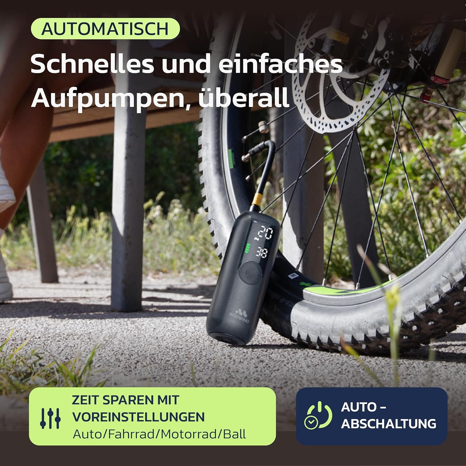 Elektrischer Luftkompressor S, Zwart, 150 PSI - 32% Rabatt