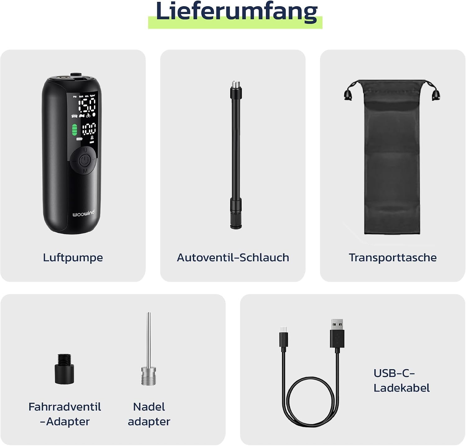 Elektrischer Luftkompressor S, Zwart, 150 PSI - 32% Rabatt