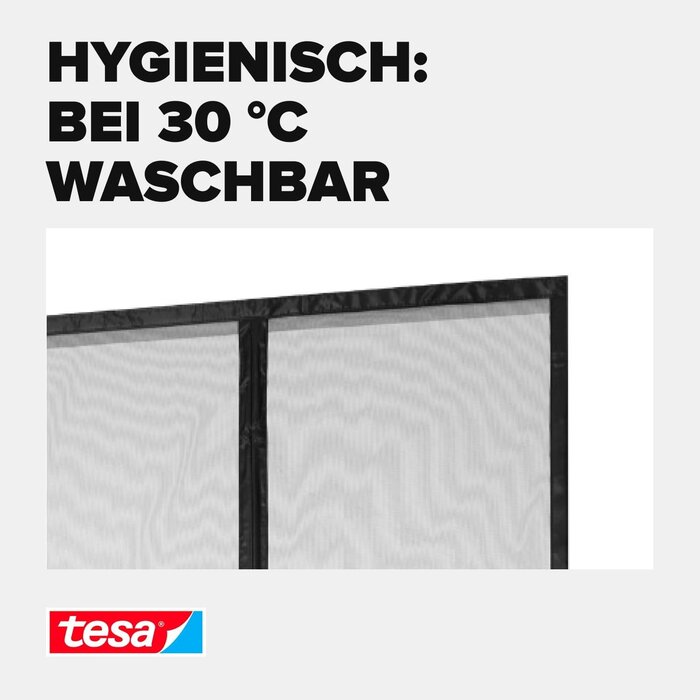 Magnet-Fliegengitter 210 x 90 cm - Anthrazit - 30% Rabatt