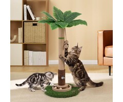 Katzenkratzbaum Monstera Grün Größe M - 41% Rabatt