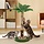 Katzenkratzbaum Monstera-Design, 89 cm, Groen hout, M - 34% Rabatt