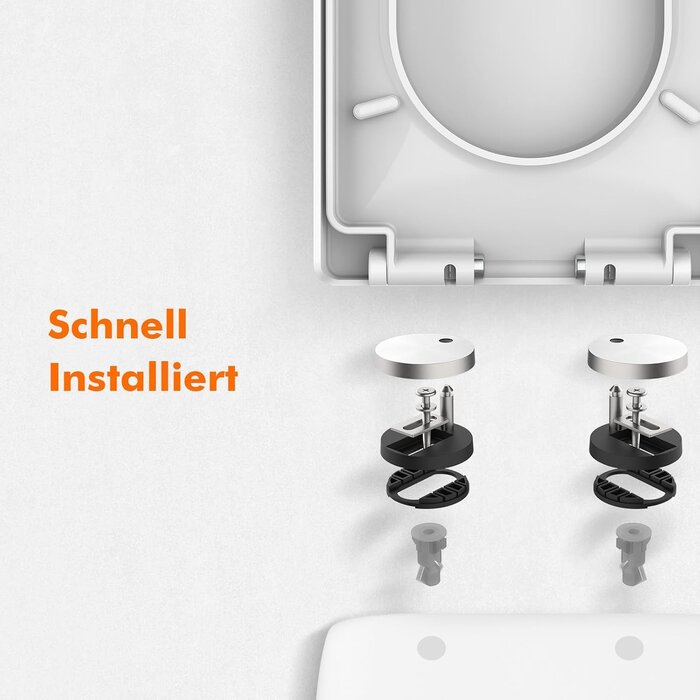 WC-Sitz in D-Form mit Absenkautomatik - 31% Rabatt