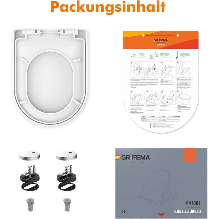 WC-Sitz in D-Form mit Absenkautomatik - 31% Rabatt