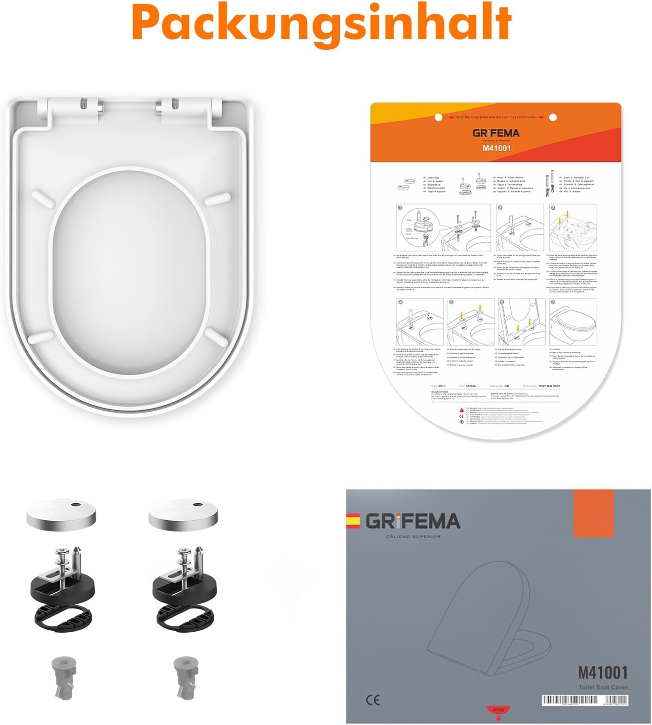 WC-Sitz in D-Form mit Absenkautomatik - 31% Rabatt
