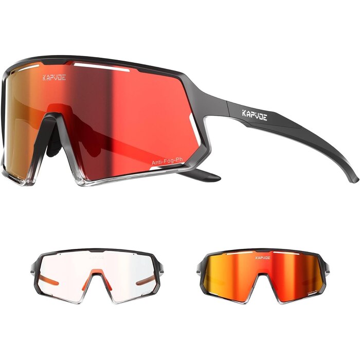 Ultraleichte Sportbrille mit photochromen Gläsern - 32% Rabatt