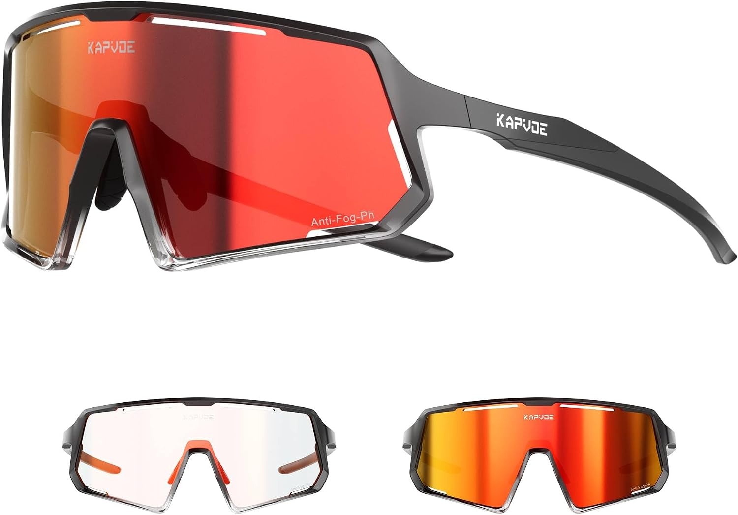 Ultraleichte Sportbrille mit photochromen Gläsern - 32% Rabatt