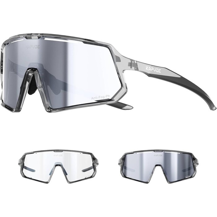 Ultraleichte Sportbrille mit photochromen Gläsern - 32% Rabatt