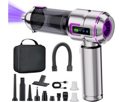 Kabelloser Handstaubsauger - 42% Rabatt - Silber-Lila