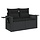 2-Sitzer Gartenbank Poly-Rattan mit Beistelltisch - 35% Rabatt