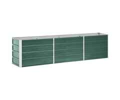 Vidaxl Großes Hochbeet 240x40x45 cm Stahl Grün - 43% Rabatt