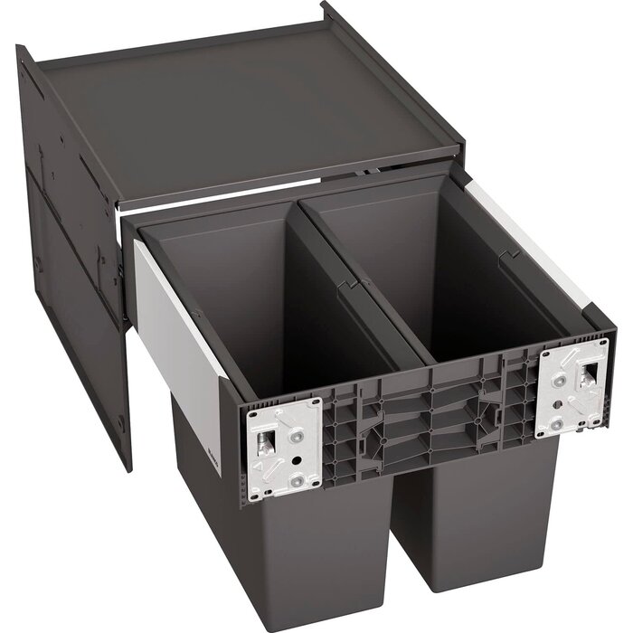 Abfalltrennsystem 4-fach für 60 cm Unterschrank, 42 Liter - 35% Rabatt