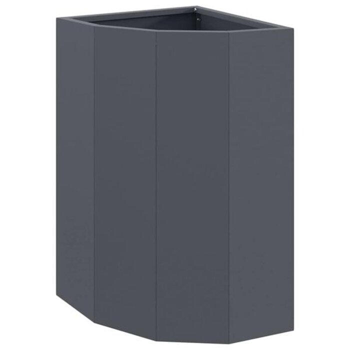Eck-Pflanzkübel Anthrazit 30 x 30 x 50 cm - 33% Rabatt