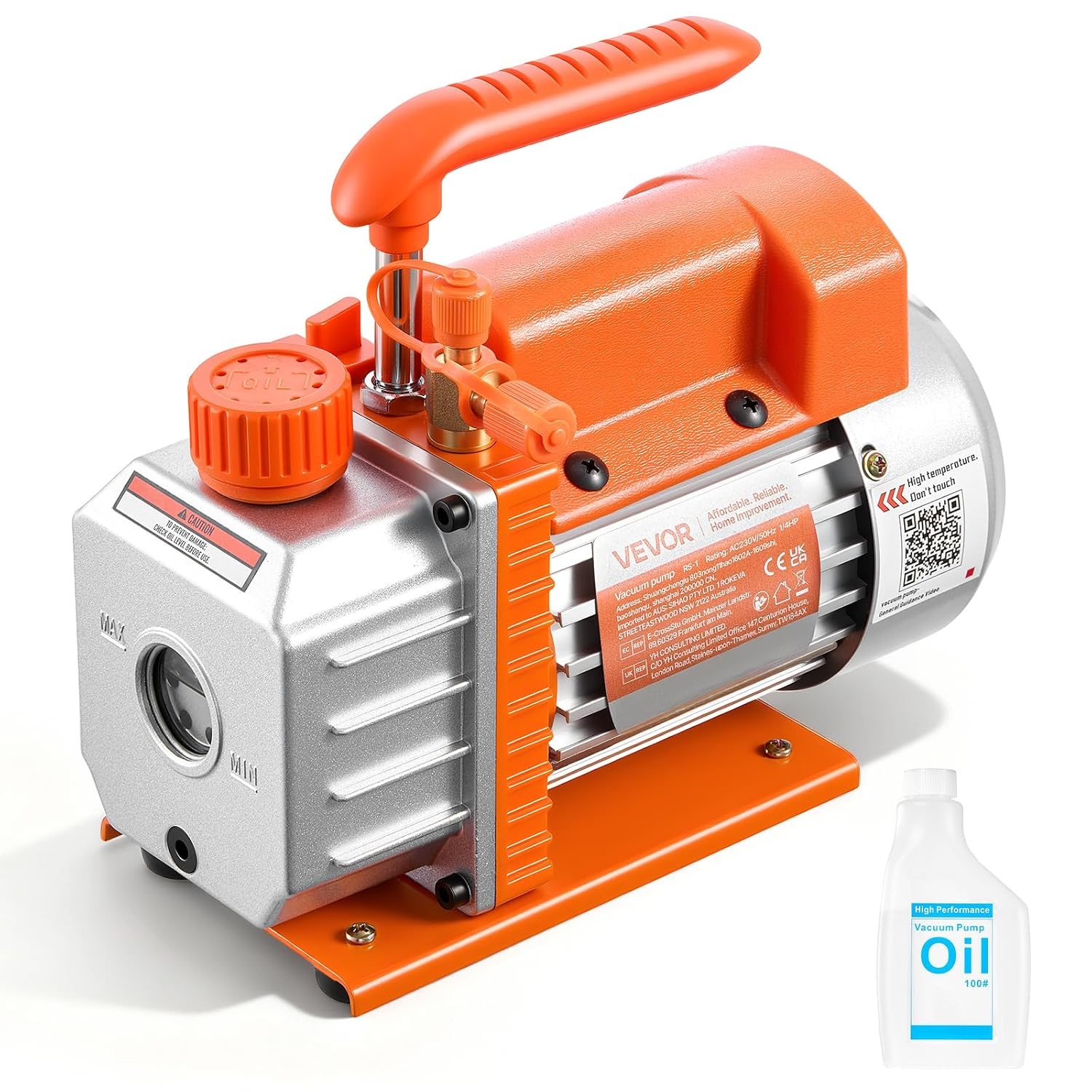 Profi Vakuumpumpe 3,5 CFM - 33% Rabatt - HVAC, Entgasung & Holzstabilisierung