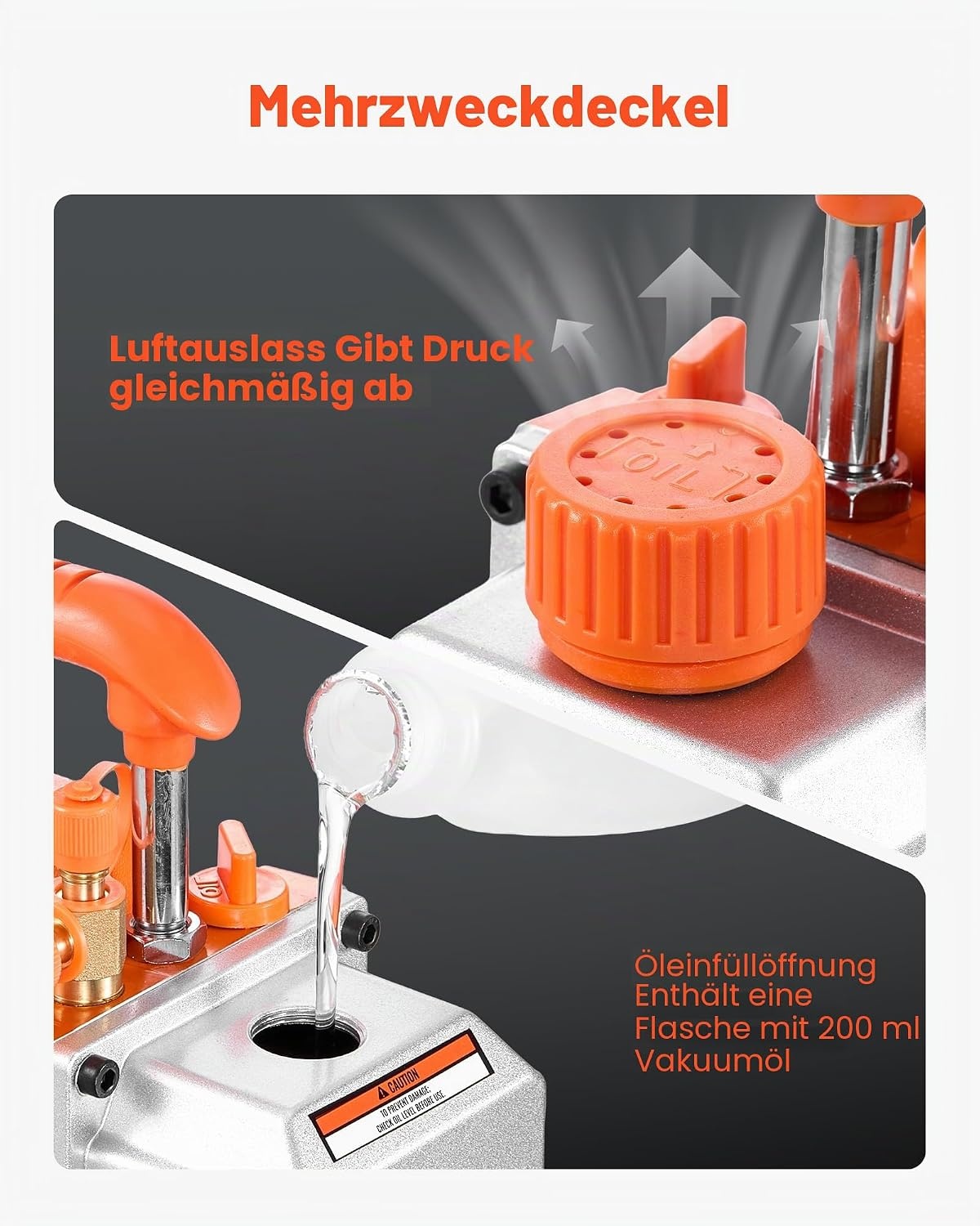 Profi Vakuumpumpe 3,5 CFM - 33% Rabatt - HVAC, Entgasung & Holzstabilisierung