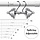 Gardinenstange Schwarz, 76-450 cm, verstellbar - 31% Rabatt